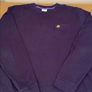 Brooks Brothers Long Sleeve T Shirt in Navy